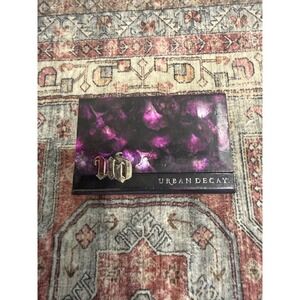 Urban Decay 12 Shade Eyeshadow Palette Purple Floral Case Sin Smog Blackout Rare